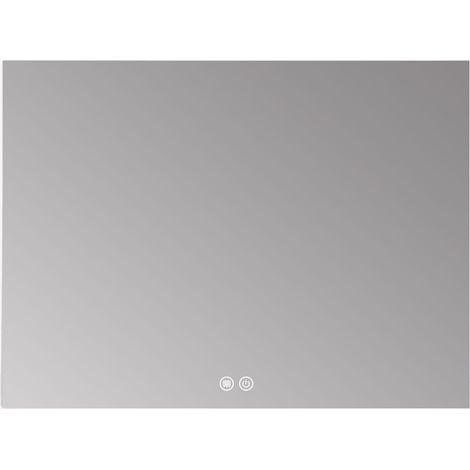 Sklum – Miroir mural rectangulaire 120x90 cm – Lumière LED ajustable – Anti-buée – Verre flotté 5mm – Pour salle de bain moderne (1/5)
