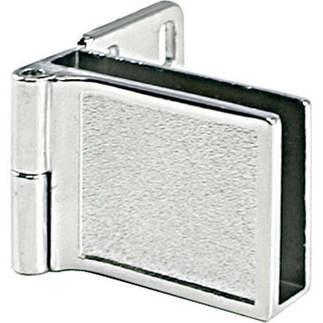 HAFELE juego de bisagras para puerta de cristal interior cromo (1/2)