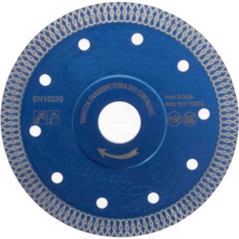 Disco diamantato per piastrelle in gres porcellanato Kraft&Dele 125 mm (1/2)