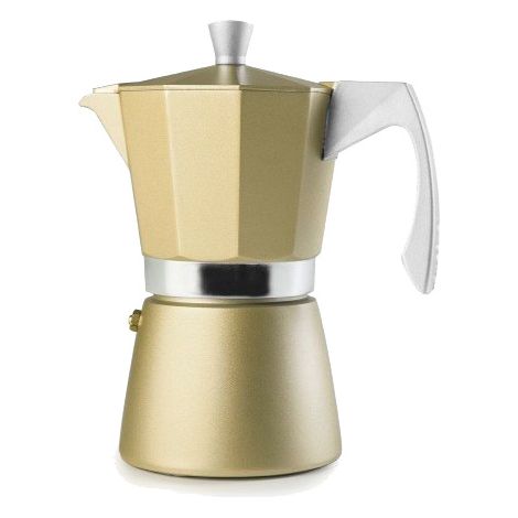 CAFETERA  IBILI 623912 EVVA GOLDEN 12 TAZAS INDUCCION