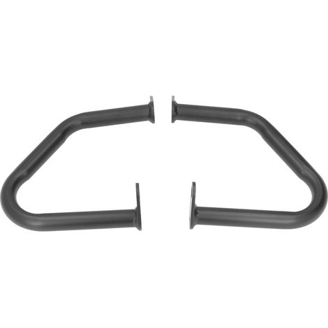 Support moto gauche droite barre anti-chute acier 2 pièces protection moteur remplacement Bonneville Thruxton noir (1/5)