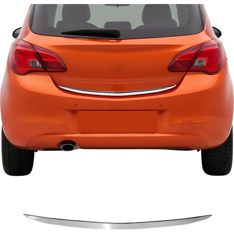 Garniture de Hayon Coffre pour Opel Corsa E 2014-2019 acier inox (1/5)