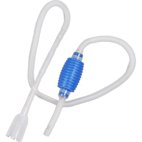 Siphon manuel pour aquarium, facile à utiliser, pour le drainage et l'injection d'eau, aspirant les déjections des poissons (1/5)