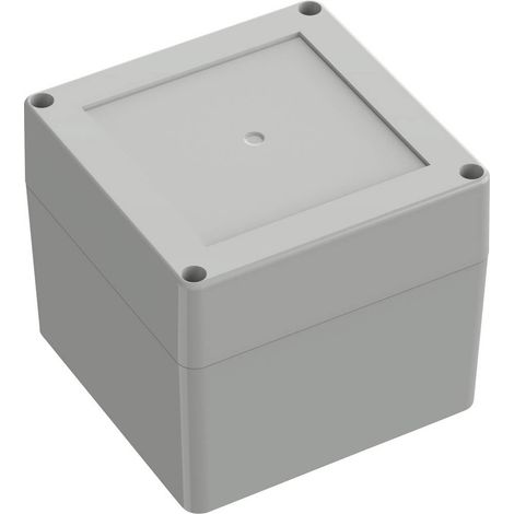 TRU COMPONENTS 6U07111109017 TC-13865096 Alloggiamento industriale 105 x 105 x 89.7 ABS Grigio luminescente 1 pz. (1/2)