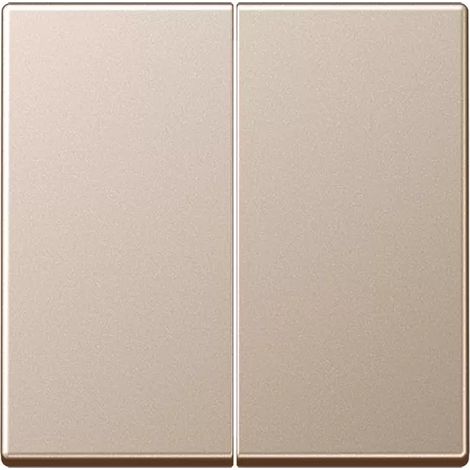 Jung Wippe 2fach, Duroplast lackiert, Serie A, champagner A595CH (1/2)
