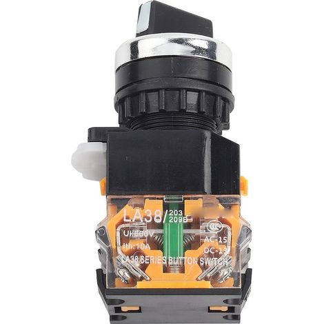 Switch of replacement to 3 positions, switch of selection rotary smart to locking automatic, easy installation for contactor of circuits electric (1/5)