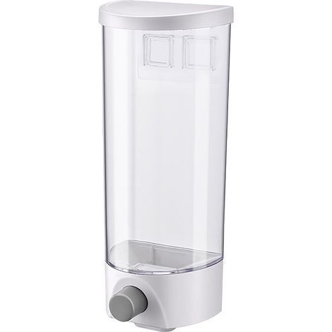 Boîte De Rangement Alimentaire Étanche - Distributeur De Céréales - Montage Murale - 1000 ml Ou 1500 ml - Pour Cuisine Bureau Garage (1/5)