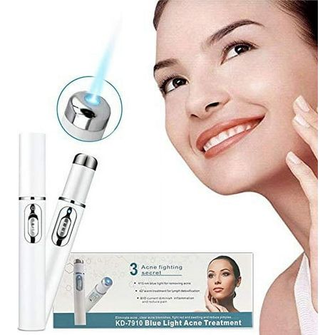 Séance de luminothérapie bleue pour jambes, stylo anti-varices et veines rouges, blanc, 1 unité (1/5)