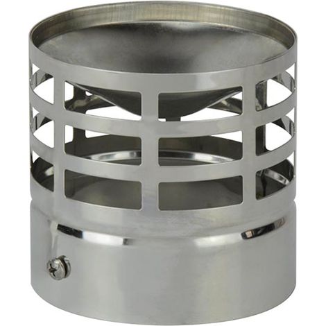 TERMINALE DI SCARICO Ø8 CM ACCIAIO INOX