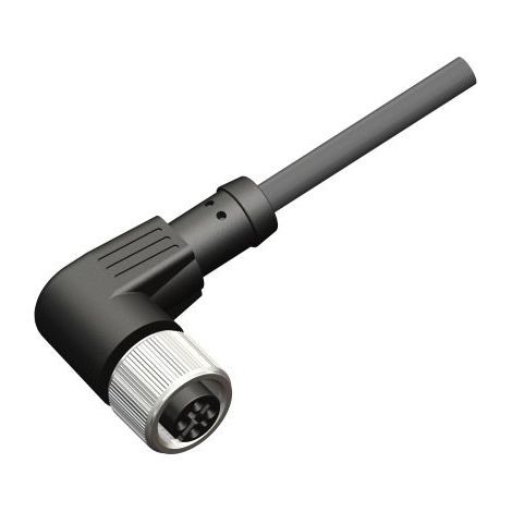 Câble d'actionneur RS PRO 5 conducteurs , M12 Femelle pré-câblé, 2m ( Prix pour 1 )
