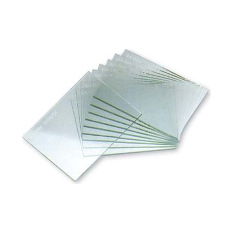 VETRO X MASCHERA SALDATURA SACIT - POLICARBONATO TRASP. MM 98X75 H.MM 1- 100 pezzi