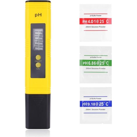 YMYNY Digitales pH-Meter, tragbarer digitaler pH-Tester mit 0,01 pH-Auflösung, Test mit 0-14 pH-Messbereich mit ATC für Trinkwasser, Aquarien, Hydrokultur, Schwimmbäder (1/4)