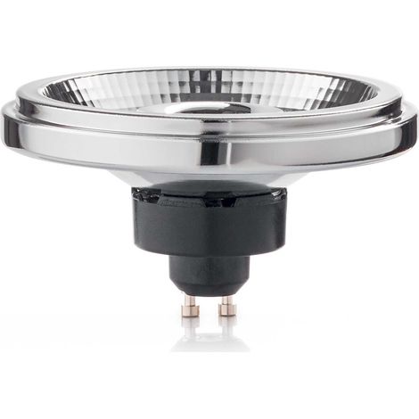 10 Lampadine Gu10 12 Watt 3000 K 1050 Lm Finitura Cromo