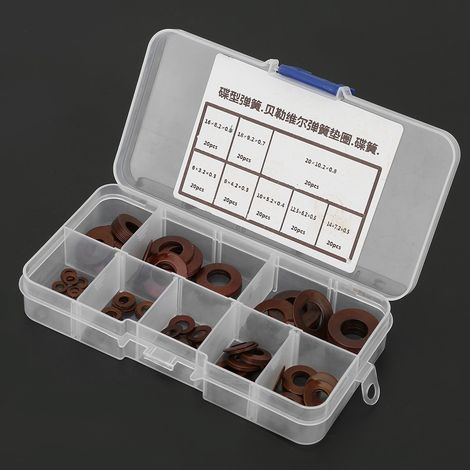 8 types de ressorts de compression Belleville, rondelles, joints, ressorts à disque (1/5)