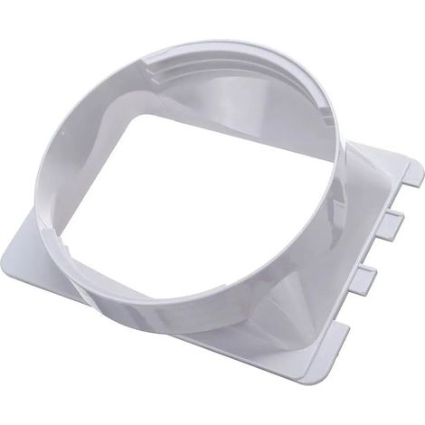 Connecteur de tuyau d'échappement carré pour climatiseur - Interface de conduit d'échappement portable - Accessoires pour climatiseur mobile (1/4)