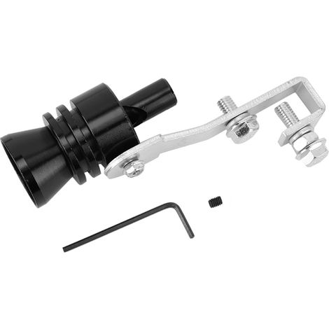 sifflet de turbocompresseur noir, simulateur de tuyau d'échappement pour Honda Accord Acura (1/5)