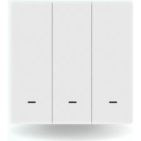 Interrupteur connecté sans fil de scène ZigBee - 3 boutons