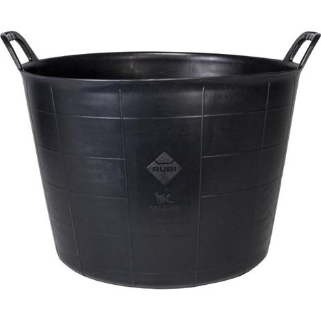 Mastello in plastica nero n.3 (40 l) heavy duty
