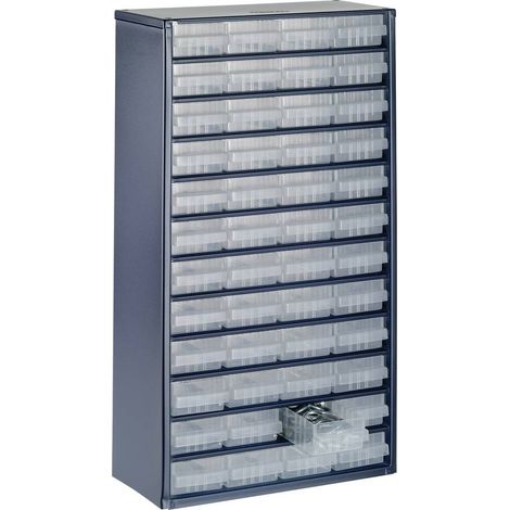 raaco 1248-01 Cassettiera (L x L x A) 306 x 150 x 552 mm Scomparti: 48 Contenuto 1 pz. (1/5)