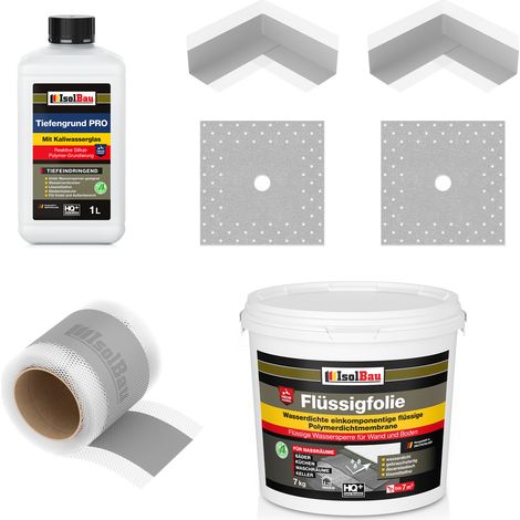 Dichtset 203G Liquid Foil 7kg 5m Cinta 2x Esquinas 2x Puños (1/5)