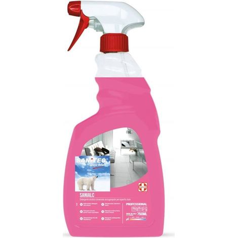 DETERGENTE A BASE ALCOLICA SANIALC SPRAY 750 ml (1/2)