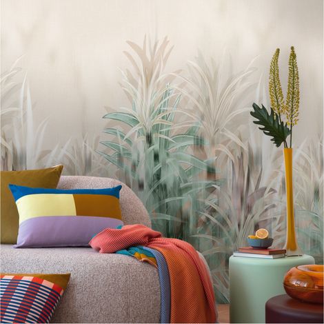 A.S. Creation Fototapete 8.80 x 0.53 m Livingwalls Dschungel Tapete Beige 791459 Palmen CosmoLiving by Cosmopolitan (1/3)