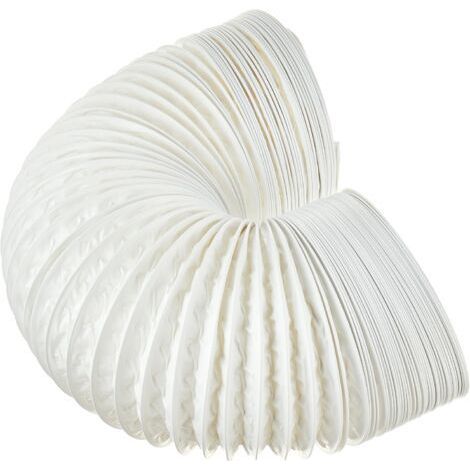 Abluftschlauch – 5 Meter – PVC und Stahl – 100 mm flexibel – für Klimaanlagen, Wäschetrockner und Dunstabzugshauben (1/5)