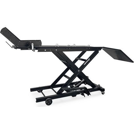 Elevador de moto hidráulico Moost 400Kg tijera 175x50 cm con rampa
