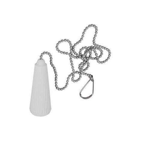 MANIGLIA BIANCA CON CATENELLA 70 CM -