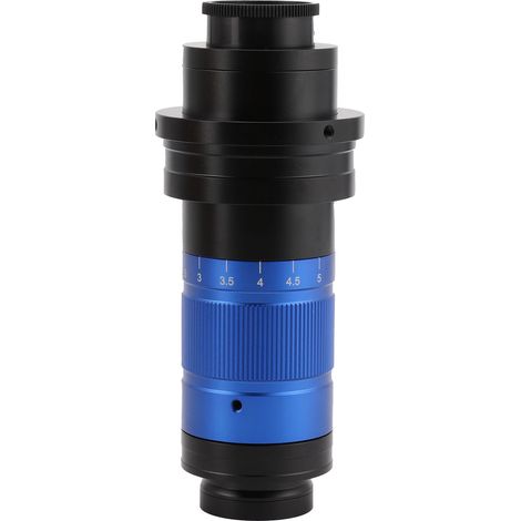 KP‑7056TVOP5 Loupe monoculaire 32X‑255X, objectif 0.7X‑5.6X à réglage continu, accessoire pour microscope, optique de précision (1/5)