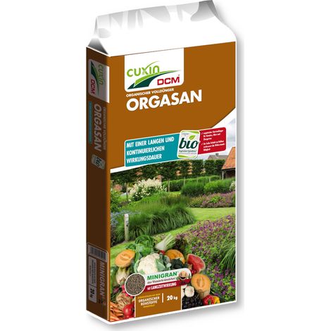 Cuxin Orgasan Organischer Volldünger 20 kg Biodünger Gartendünger Gemüsedünger (1/2)