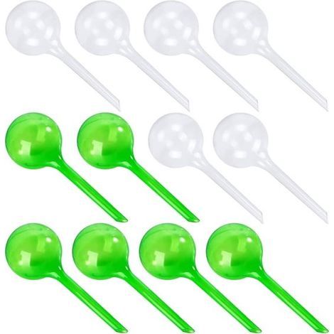 Lot de 12 bulbes à fleurs à arrosage automatique avec distributeur d'eau, idéal pour les plantes d'intérieur, les plantes de jardin et les plantes de fêtes. (1/5)