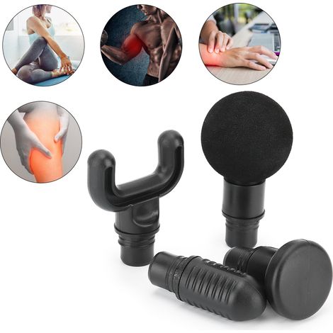 Lot de 4 embouts de massage 19mm pour pistolet de massage musculaire et fascia - Accessoires de récupération et relaxation (1/5)