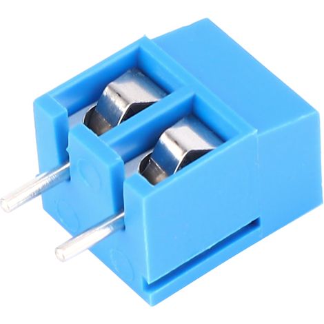 50 borniers à vis 2 broches 5,0 mm pour câblage de circuits imprimés (1/5)