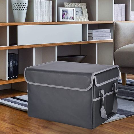 Boîte de rangement ignifugée, boîte de rangement antistatique, boîte de rangement ignifugée pliable avec poignée (1/5)
