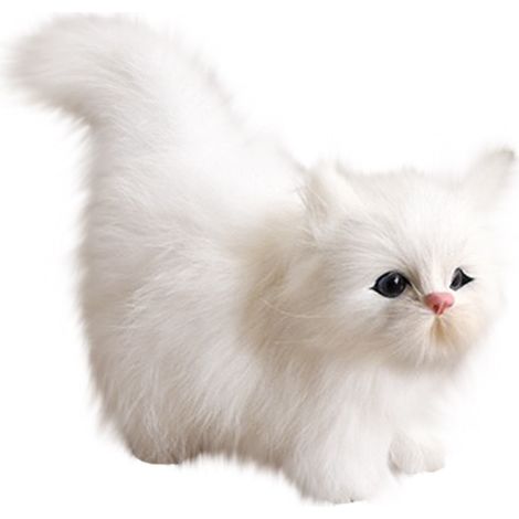 1 jouet en peluche interactif, chat électronique avec commande tactile, miaulement et ronronnement, idéal cadeau anniversaire enfant