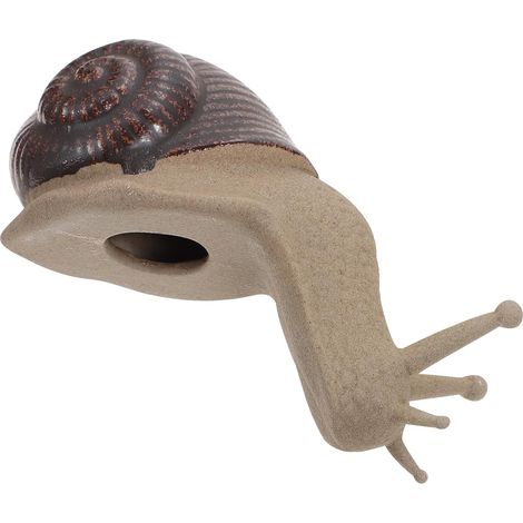 Schneckenfigur als Gartenfigur und Deko für Pflanzen mit