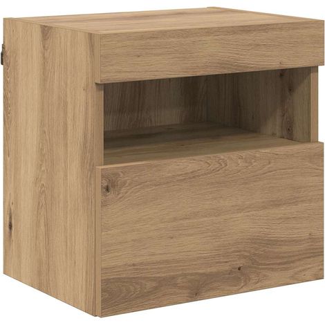Maison Exclusive - TV-Wandregale 2 pcs Artisan-Eiche 40 x 30 x 40