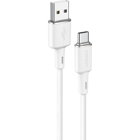Cable USB-C 3A de 1,2 m, color blanco (1/5)