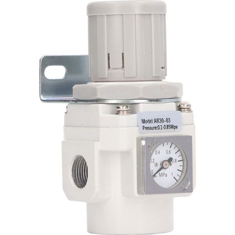 Luftdruckregler mit Manometer 14,5 bis 123,3 PSI, Mini-Steuerventil für Luftkompressoren und Druckluftwerkzeuge, G3/8 Zoll (1/5)