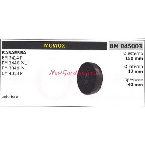 Ruota anteriore MOWOX rasaerba tosaerba tagliaerba PM 3414P 3440P-Li 045003