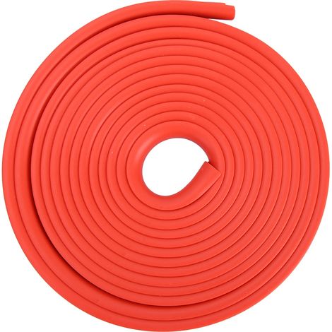 Wasserdichter, stoßdämpfender Gummischutzstreifen für Xiaomi Elektroroller (Rot) (1/5)