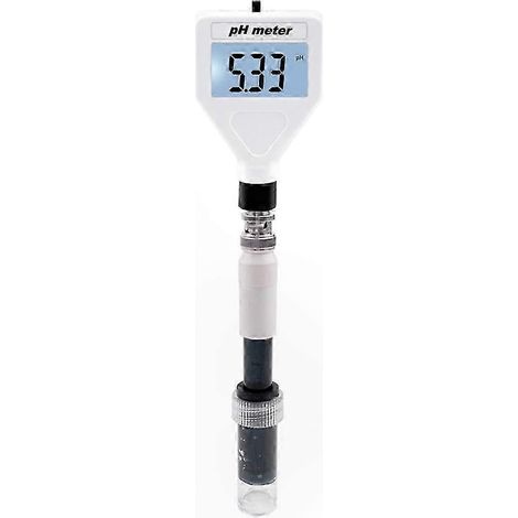 Tragbares digitales pH-Messgerät mit LCD-Bildschirm, wasserdichtes Multifunktions-Säuremessgerät für Boden, Lebensmittel, Haut und Wasser, präzises Steuergerät mit Digitalanzeige (1/5)