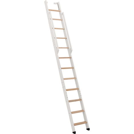 Minka Wangentreppe Strong 290cm max. Geschosshöhe Buche weiß