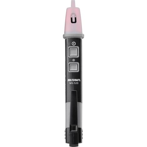 VOLTCRAFT BERÜHRUNGSLOSER SPANNUNGSPRÜFER MS-520 CAT IV 1000V LED, AKUSTIK WERKSSTANDARD (SENZA ZER (1/5)