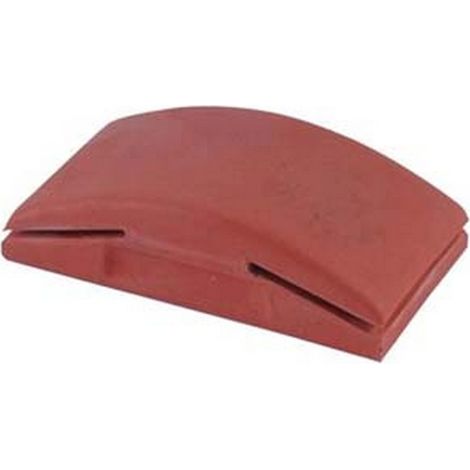 1BL TAMPONE IN GOMMA PER CARTA ABRASIVA CON FISSAGGIO MANUALE - mm.125x70 PG 339.70