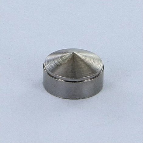 Rosace Conique Laiton chrome 15 Taraudage borgne M3 au pas de 50-1 pièce (1/2)