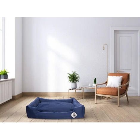 Paw Paw Love Cama para Perro Azul Marino XXL 120x100x24 cm