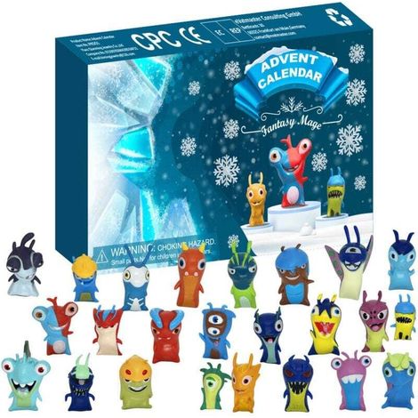 2025 Adventskalender Kinder, 24 Tage Weihnachts Countdown Kalender Puppen, Spielzeug Adventskalender 2025 Für junge und Mädchen