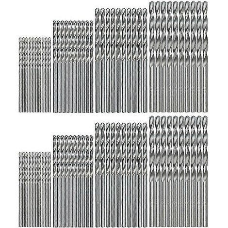 Jeu de 80 mini forets HSS de 0,5 mm à 2 mm à queue droite pour perçage de circuits imprimés. (1/5)